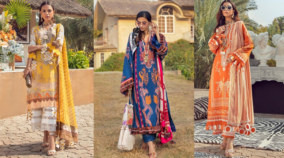 Sana Safinaz Muzlin Collection Summer Lawn Suits Collection 2021