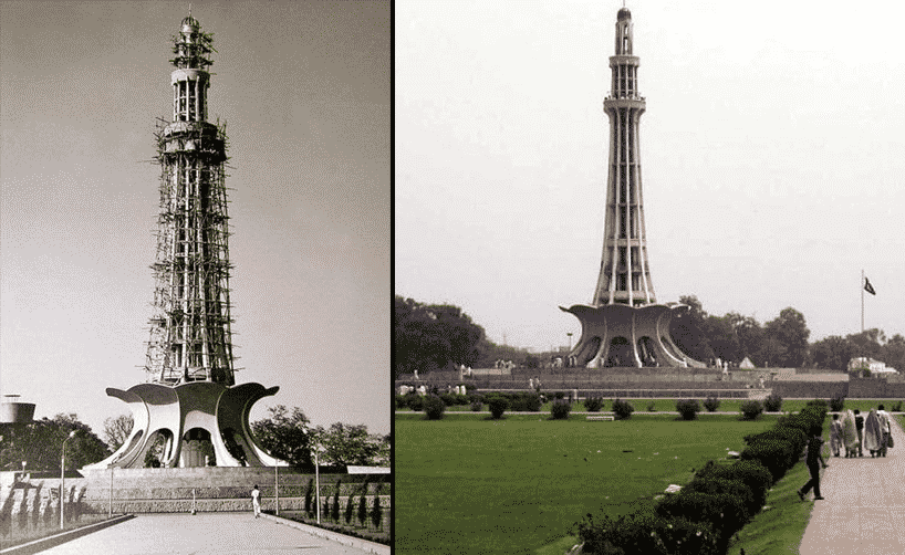 Construction of Minar e Pakistan