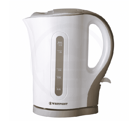Westpoint Electric Kettle WF-3118 - 1.7 LTR - White & Brown