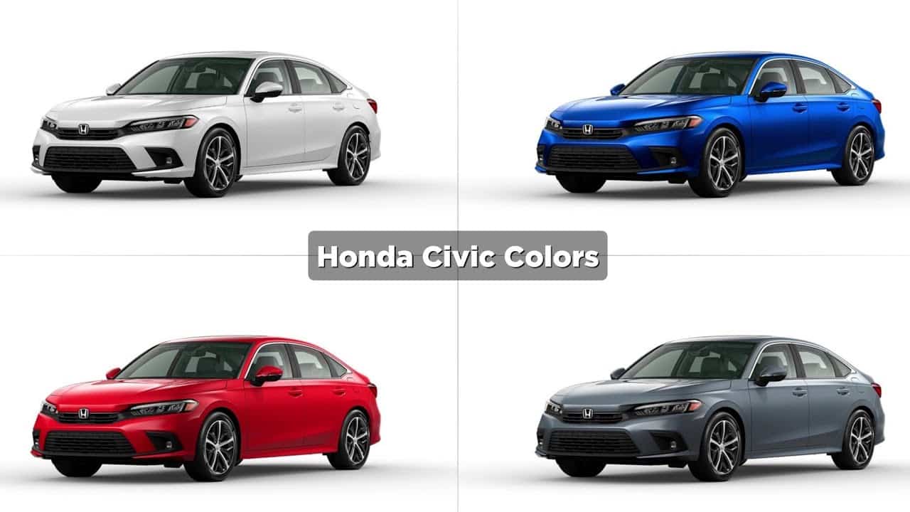 Honda Civic 2022 Colors