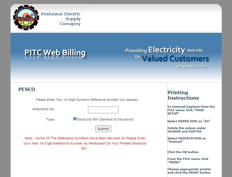 PESCO Online Bill | How to Check and Pay Online? - Scholarly Write-ups