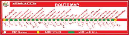 Lahore Metro Bus Route
