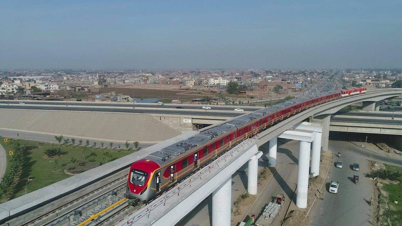 Orange Train Lahore Route/Stations