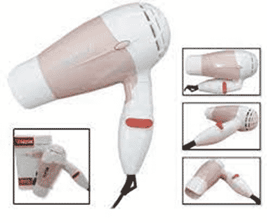 Nova NV-662 Foldable Hair Dryer Mini