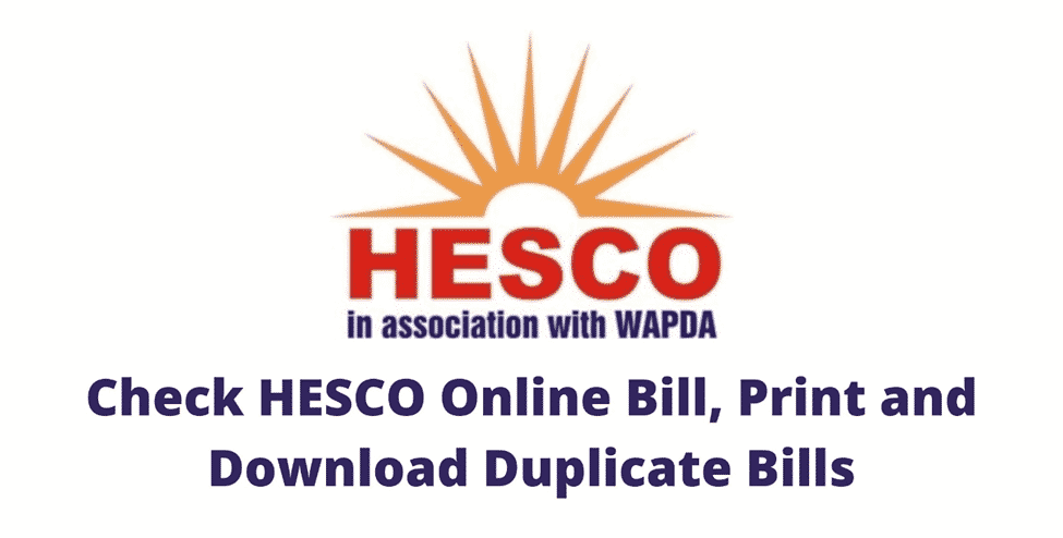 HESCO Online Bill Check