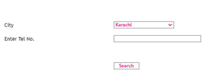 PTCL Directory Number Search