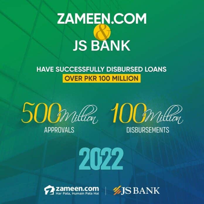Zameen.com, JS Bank celebrate approval of PKR 500 million in loans