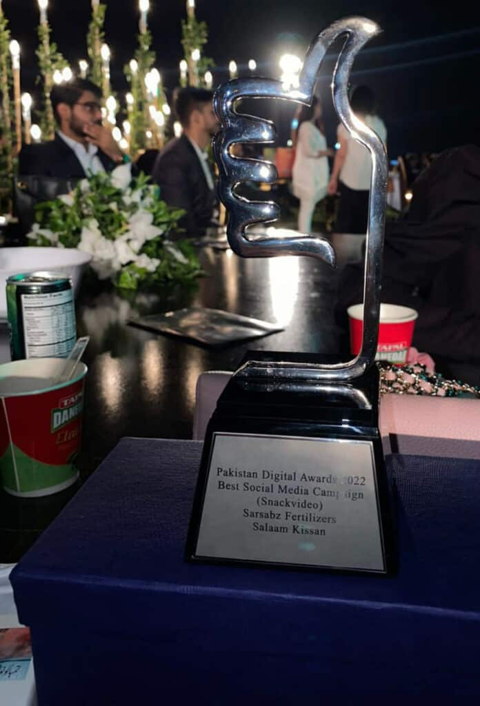 SnackVideo wins PakistanAward 2022 Digital