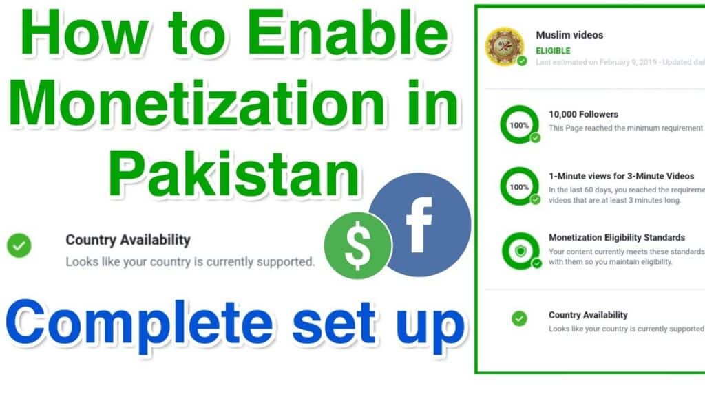 Facebook Monetization in Pakistan