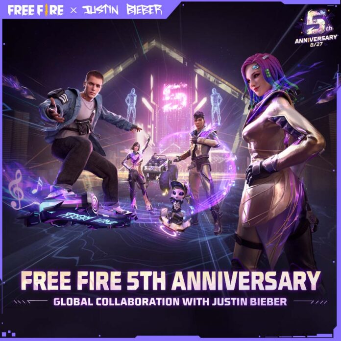 Free Fire 5th anniversary