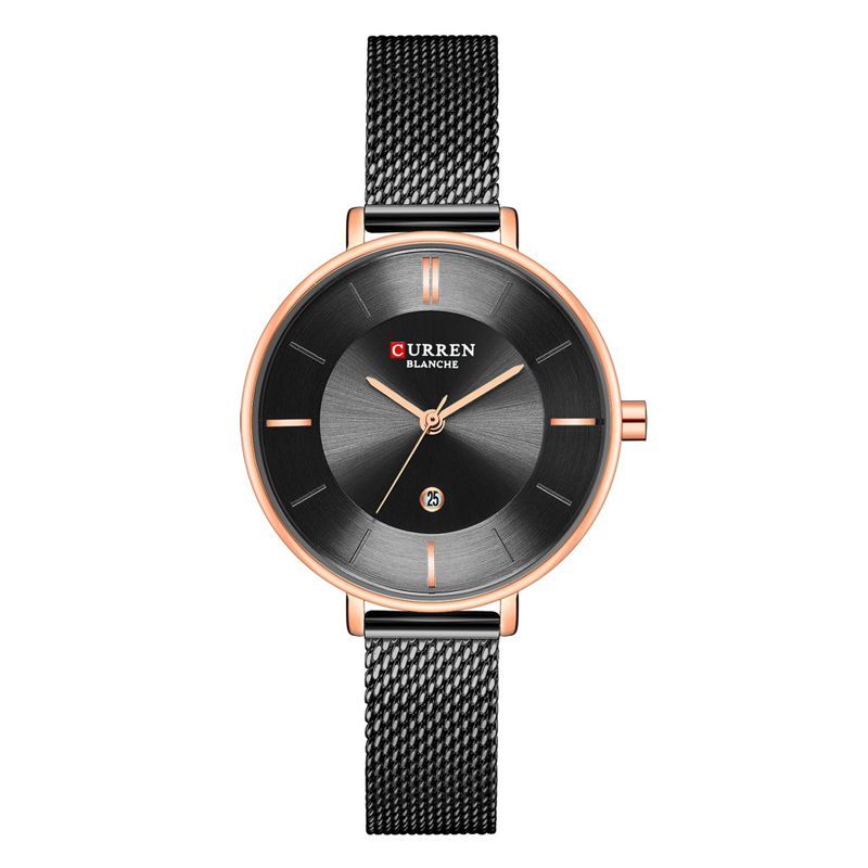 CURREN Original Brand Leather Straps Wristwatch for Women -9037 (Analog)