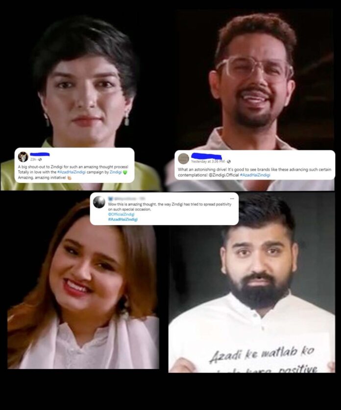 Zindigi’s Azadi Message goes viral