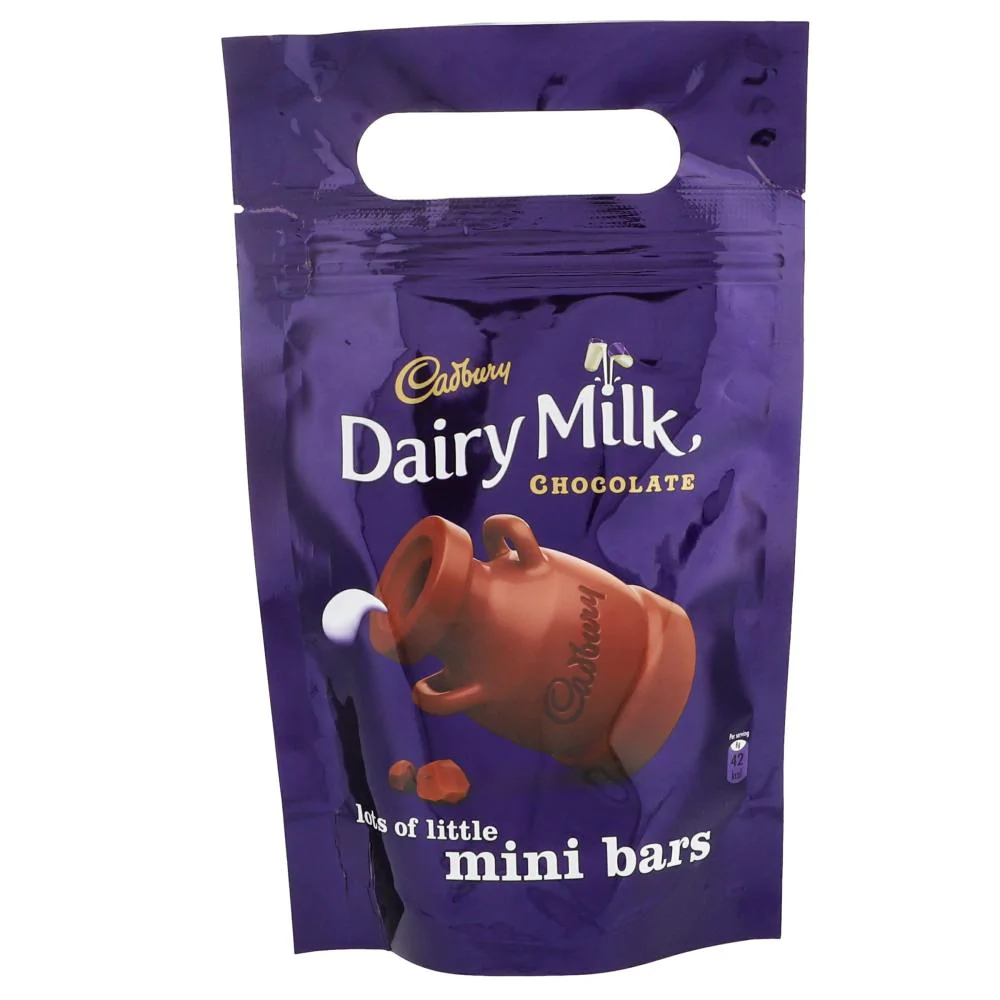 Cadbury dairy milk bite size chocolate pou