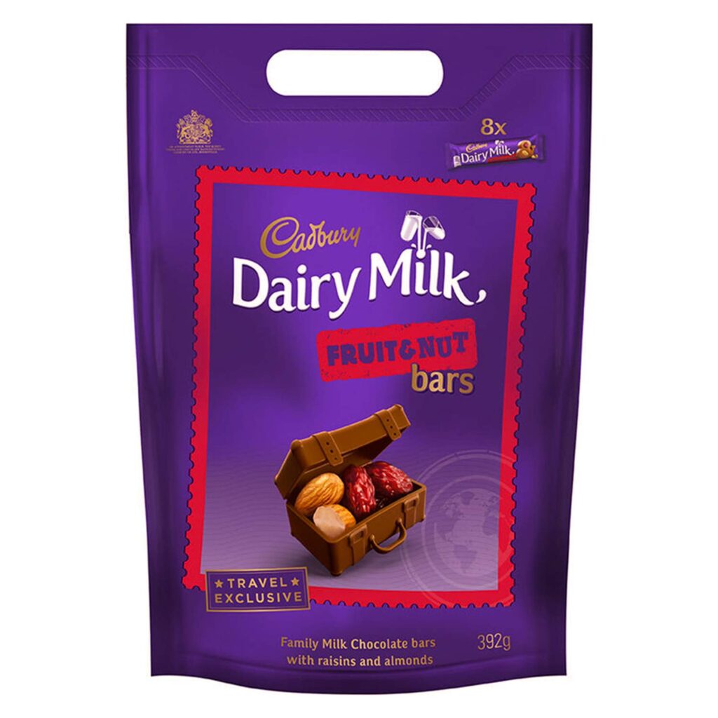 Cadbury dairy milk fruit and nuts Bar 392 grams