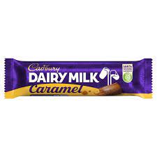 Cadbury dairy milk caramel chocolate 45 grams (2 pieces)