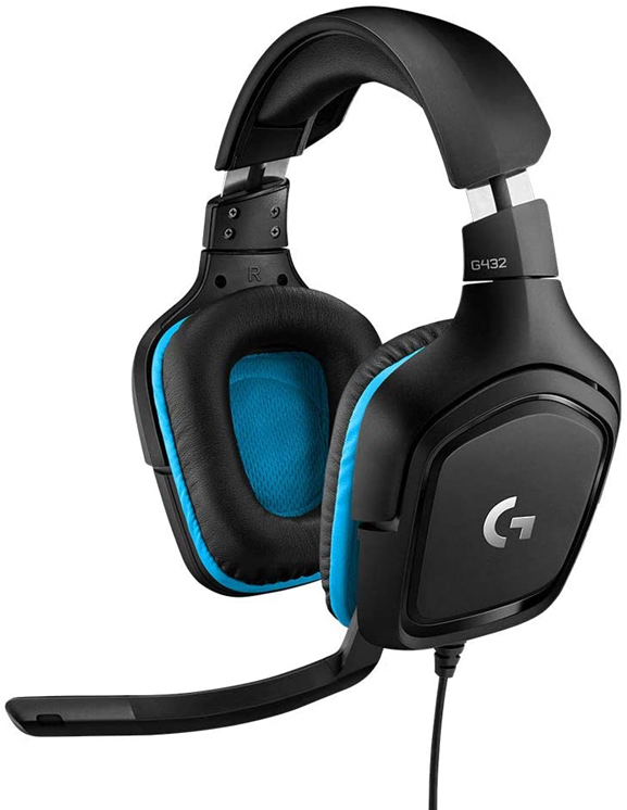 Logitech G432 Wired Virtual 7.1-Channel Gaming Headset