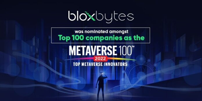 BloxBytes was nominated amongst top 100 companies