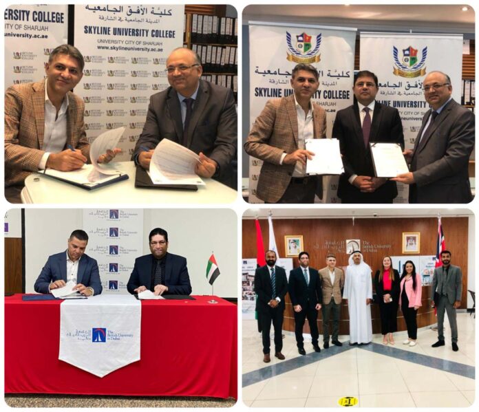 ILMA University signs landmark MoUs in UAE with Skyline University College Sharjah and British University in Dubai