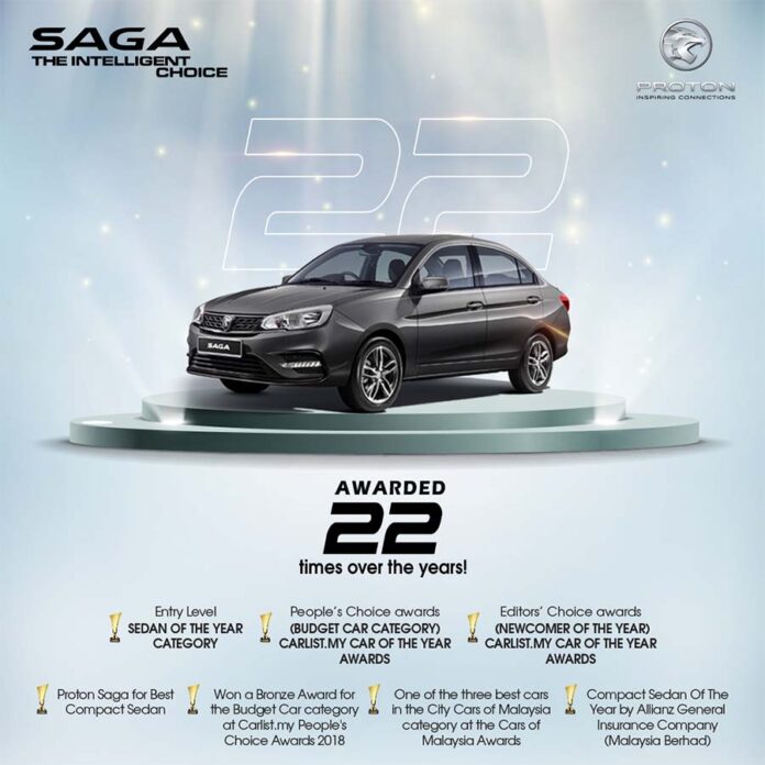Proton Saga A Vehicle with 22 Awards and 37 Years