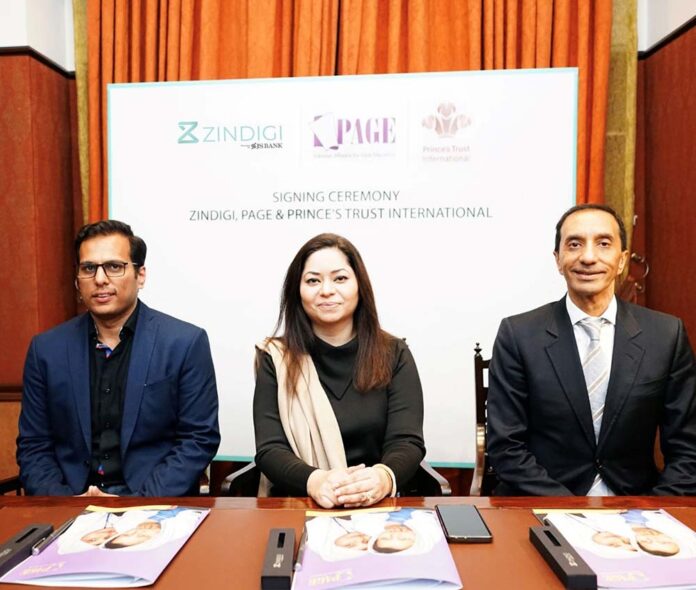 zindigi, Prince’s Trust International and PAGE Join