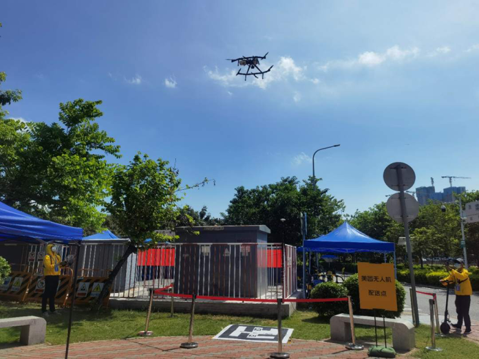 Takeout ready to fly to you by drone in just 15 minutes