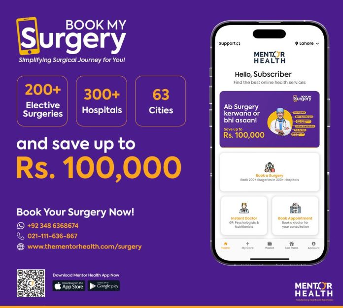 Mentor Health Launches Book My Surgery