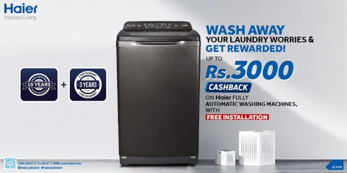 Wash Away your Worries with Haier Laundry & Get Rewarded!