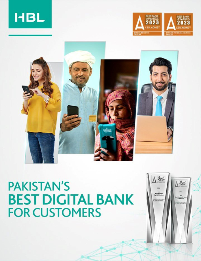 HBL wins Pakistan’s Best Digital Bank 2023 award
