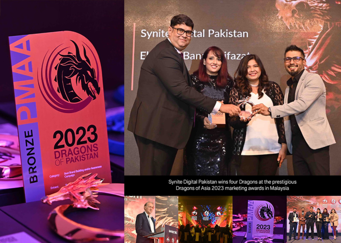 Synite Digital Pakistan Wins Four Dragons Awards