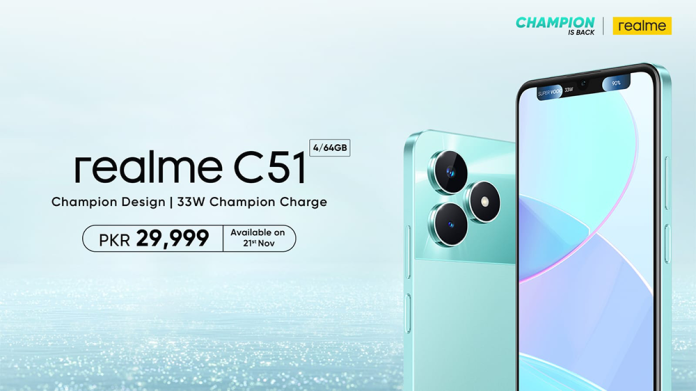 realme C51 Comes for a Champion Price of PKR 29,999/