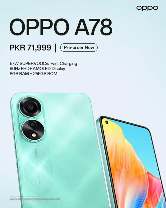 Leading the Pack: OPPO A78 Sets the Standard for Style and Power – Pre-orders now open