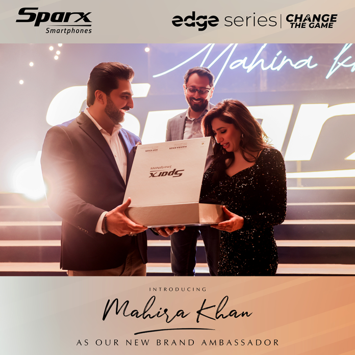 Sparx Smartphone Announces Mahira Khan as The New Brand Ambassador for The Edge Series