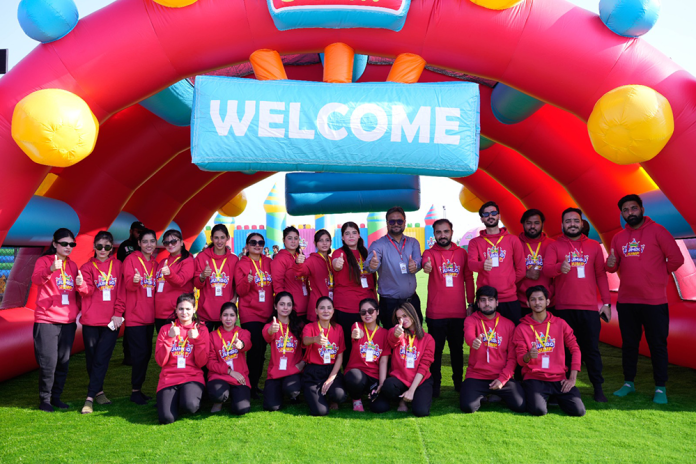 Jumbo Jump, The Site for The World’s Largest Inflatable Park, was Unveiled at a Grand Launch Today in Karachi