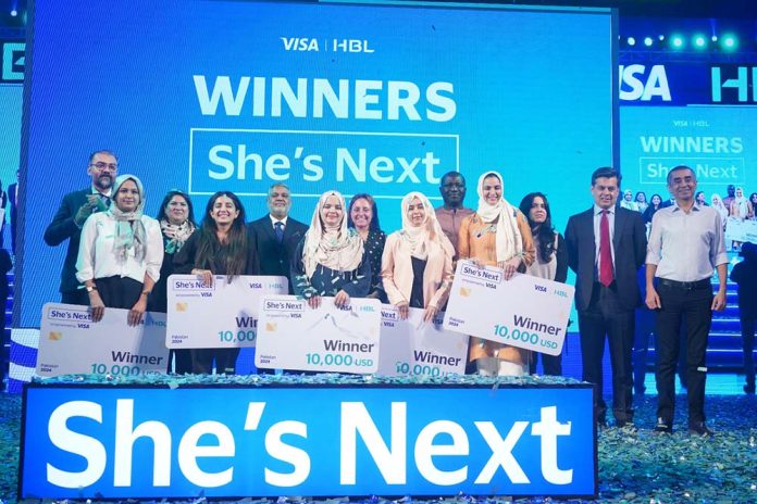 HBL and Visa announce Winners of First Edition of She's Next program in Pakistan