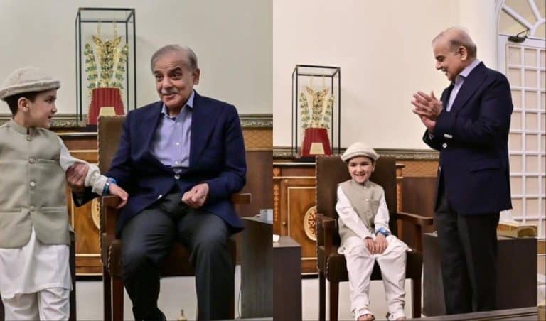 Youngest Vlogger Mohammad Shiraz Met with PM Shehbaz Sharif