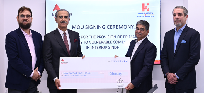 Bank Alfalah and Indus Hospital Collaborates to Establish a Primary Healthcare Facility