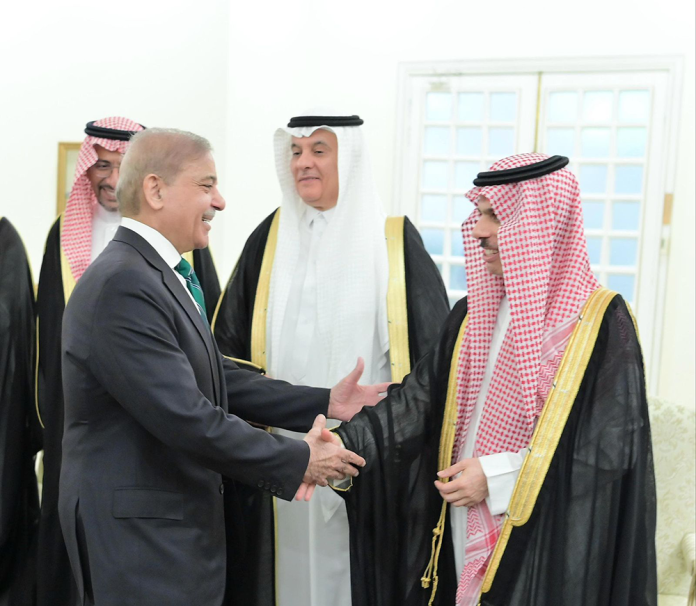 Prime Minister Muhammad Shehbaz Sharif Meets the Saudi Foreign Minister