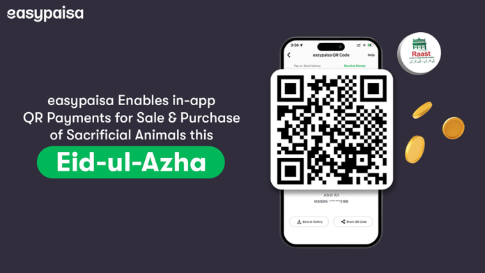 easypaisa Enables in-app QR Payments for Sale, Purchase of Sacrificial Animals this Eid-ul-Azha