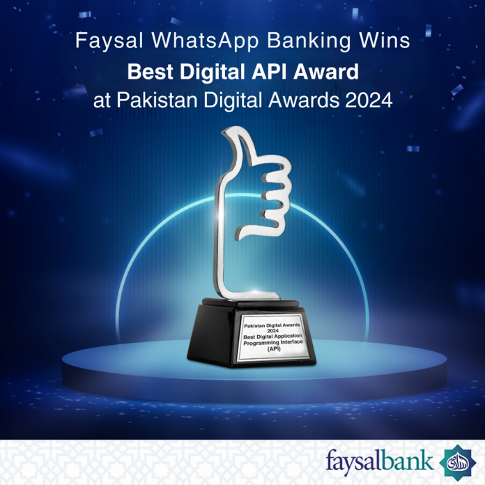 Faysal Bank Leads in Digital Innovation, Wins 'Best Digital API' at 2024 Awards