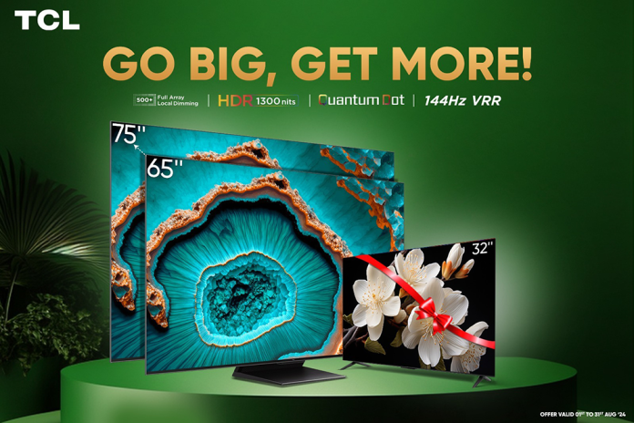 Go Big with TCL's XL Collection: Celebrate Independence and Enjoy a Free 32” LED TV!