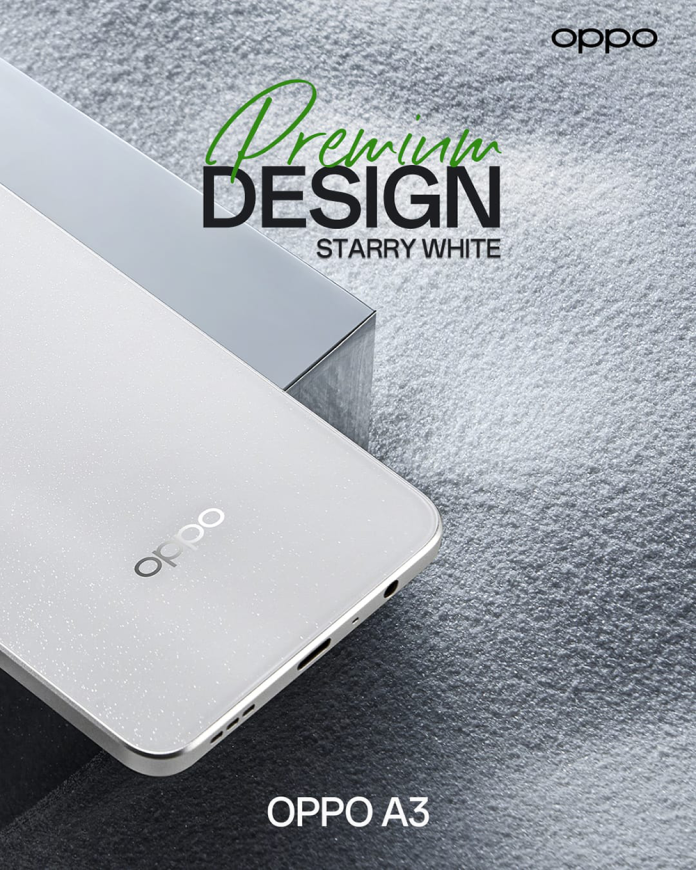 OPPO A3: A Step Ahead in Design, Slimness, and Brightness