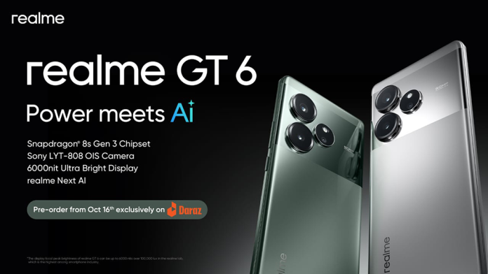 realme GT 6 to Launch Exclusively on Daraz.pk: Flagship Killer Comes With the Best Chipset in the World