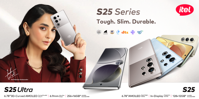 itel Introduces S25 Series, Featuring Yumna Zaidi as Brand Ambassador