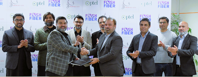 PTCL Partners with Mumtaz City to Empower 2,000 Homes with its Flagship High-Speed Internet ‘Flash Fiber’