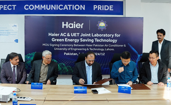 Haier and UET Lahore Partner to Advance Green Energy Saving Technology