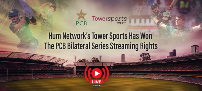 Tower Sports Secures Exclusive Live Streaming Rights for Pakistan's 2025 Cricket Matches