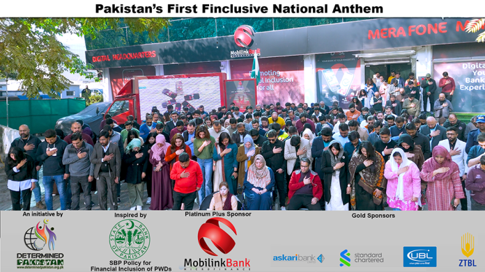 Determined Pakistan Welcomes The New Year with Finclusive National Anthem Celebrating Financial Inclusion of Persons with Disabilities