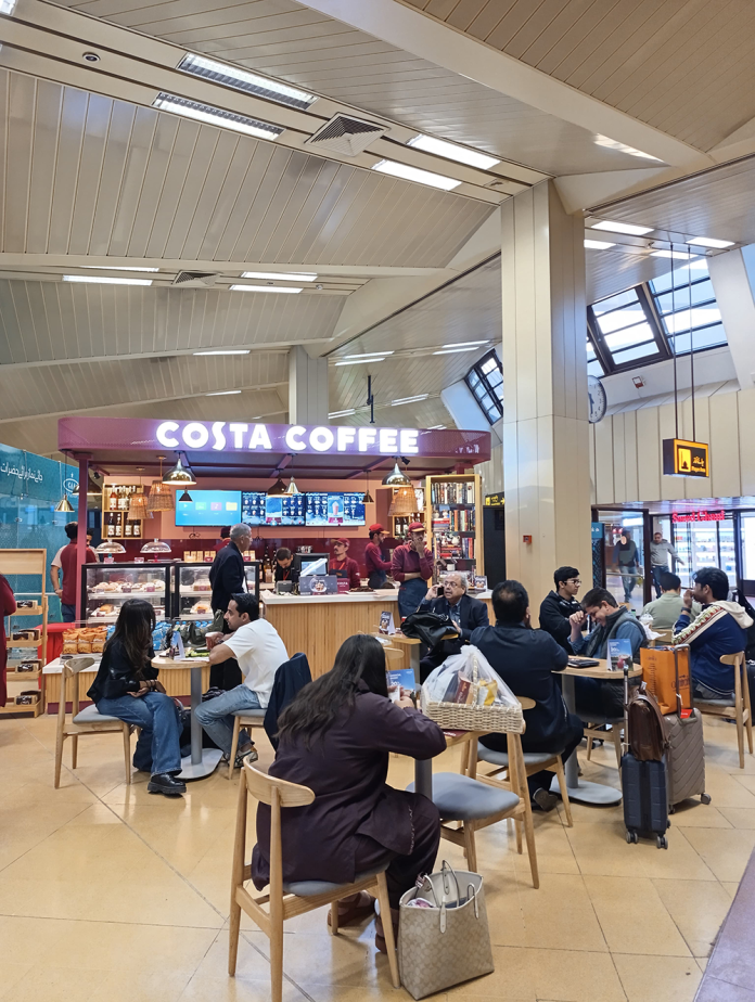 Pakistan’s Fastest Growing Brand, Costa Coffee, Now Serving 24/7 at Jinnah International Airport!