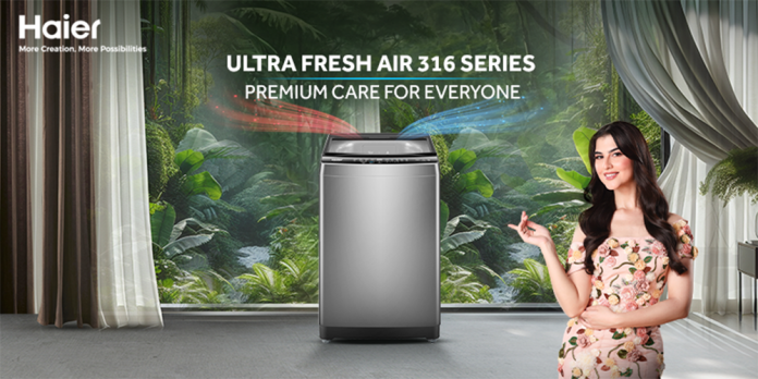 Introducing Haier’s Ultra Fresh Air Series Pakistan’s Biggest Top Load Washing Machine