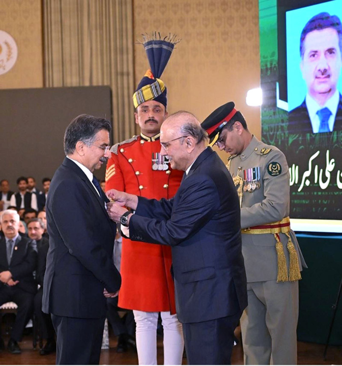 Sultan Ali Allana Honored with Nishan-e-Khidmat for his Extraordinary Services for Pakistan